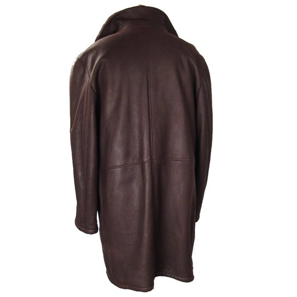 Gorgeous Longhi Shearling Coat Brand New Top Quality Made In Italy EU Size 56 - Picture 4 of 11